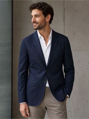 Strellson Navy Blue Sport Coat | Size US 38R / EU 48R